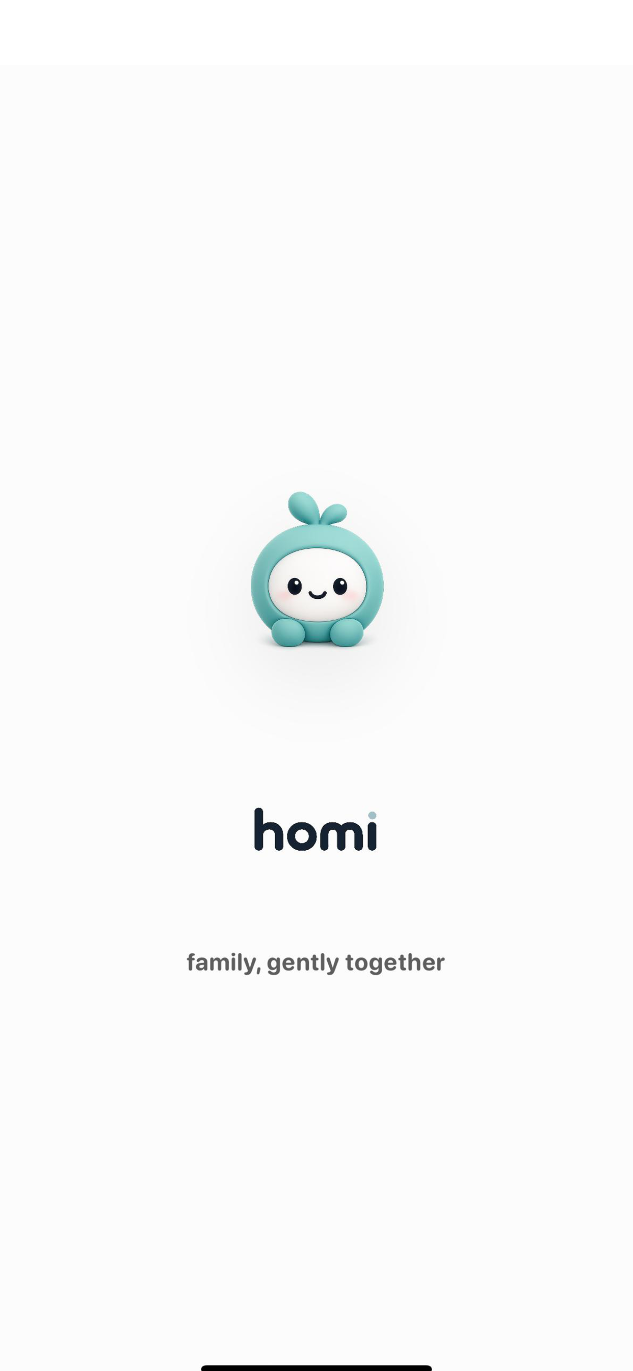 Homi Family Today screen.